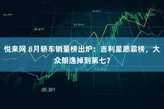 悦来网 8月轿车销量榜出炉：吉利星愿霸榜，大众朗逸掉到第七？